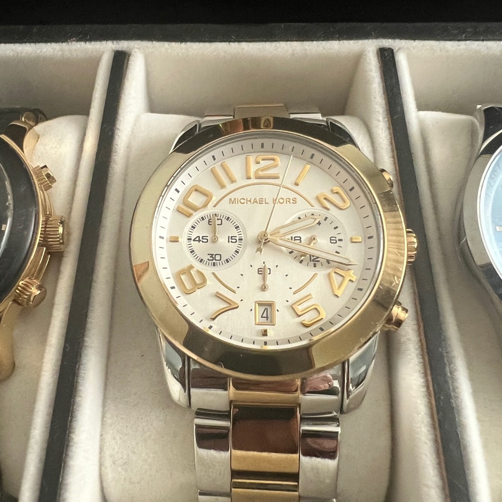 MICHAEL KORS two tone watch
